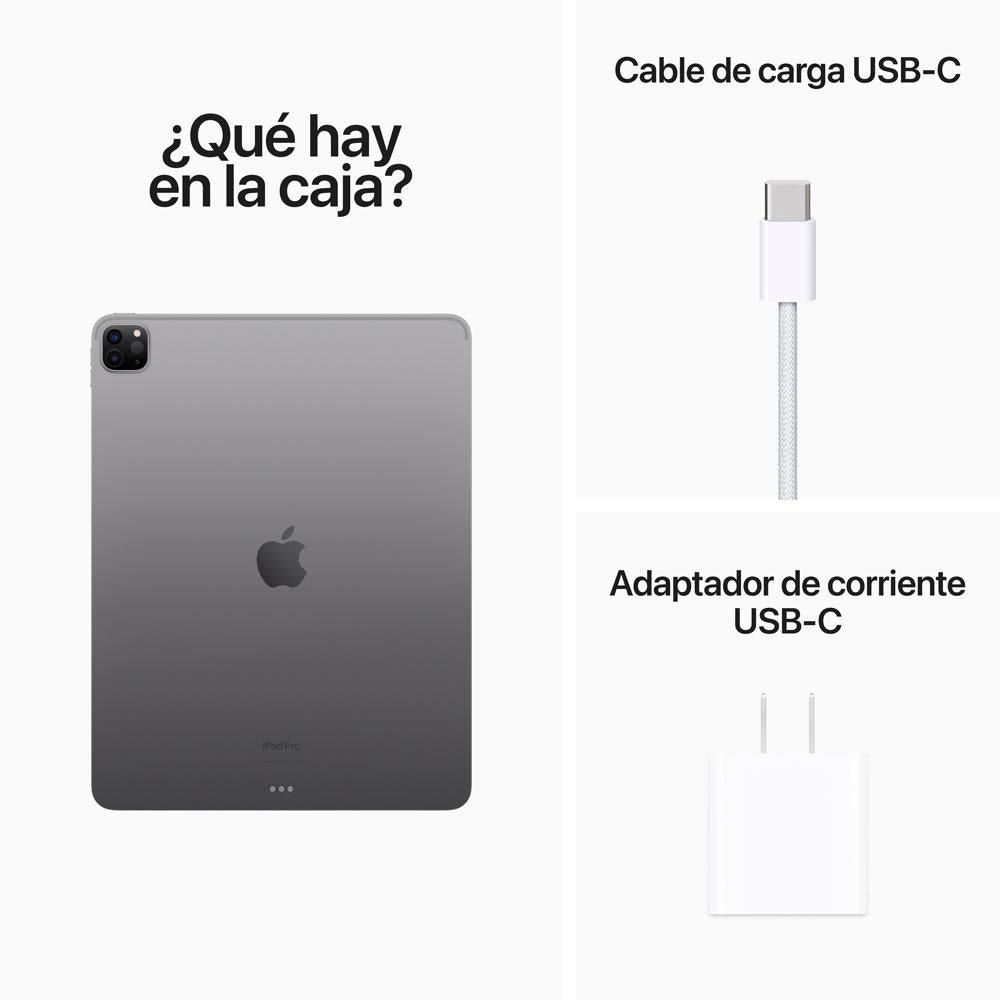 2022 iPad Pro de 12,9 pulgadas Wi-Fi 512 GB - Gris espacial (6.ª generación)