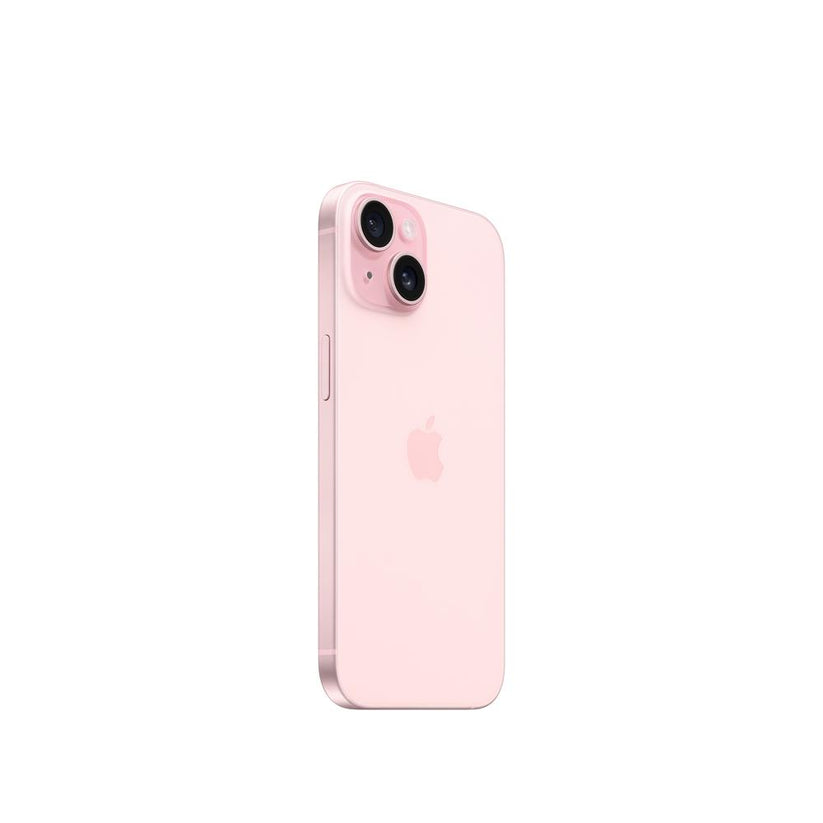 iPhone 15 rosado parte posterior vidrio infusion de color