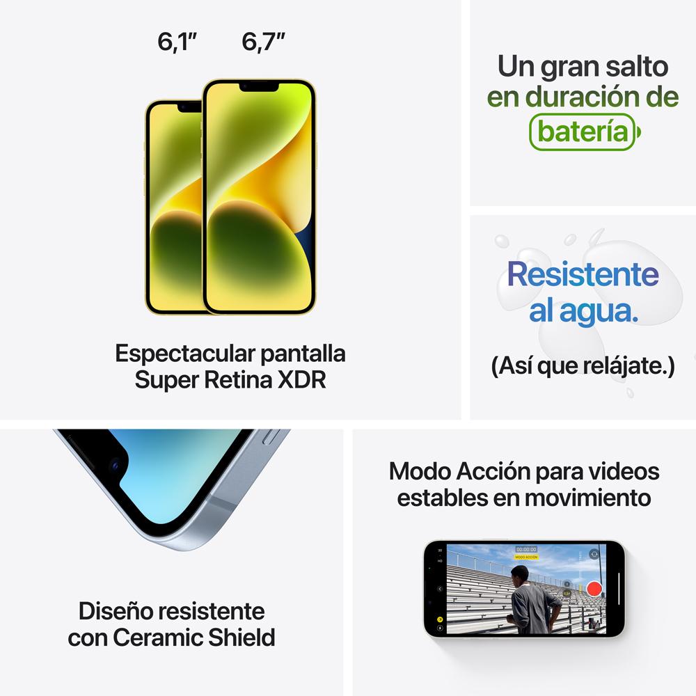 iPhone 14 Plus 256 GB en amarillo