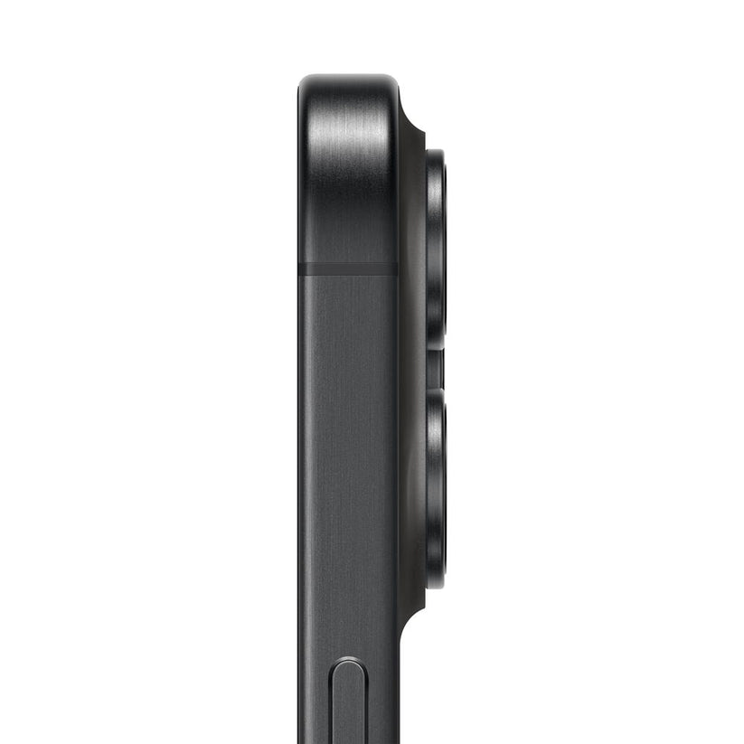 Camara y laterales de iPhone 15 Pro Titanio Negro 128GB en Mac Center