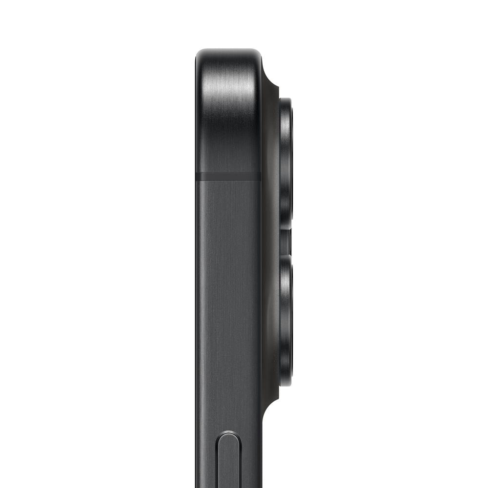 Camara y laterales de iPhone 15 Pro Titanio Negro 512GB en Mac Center