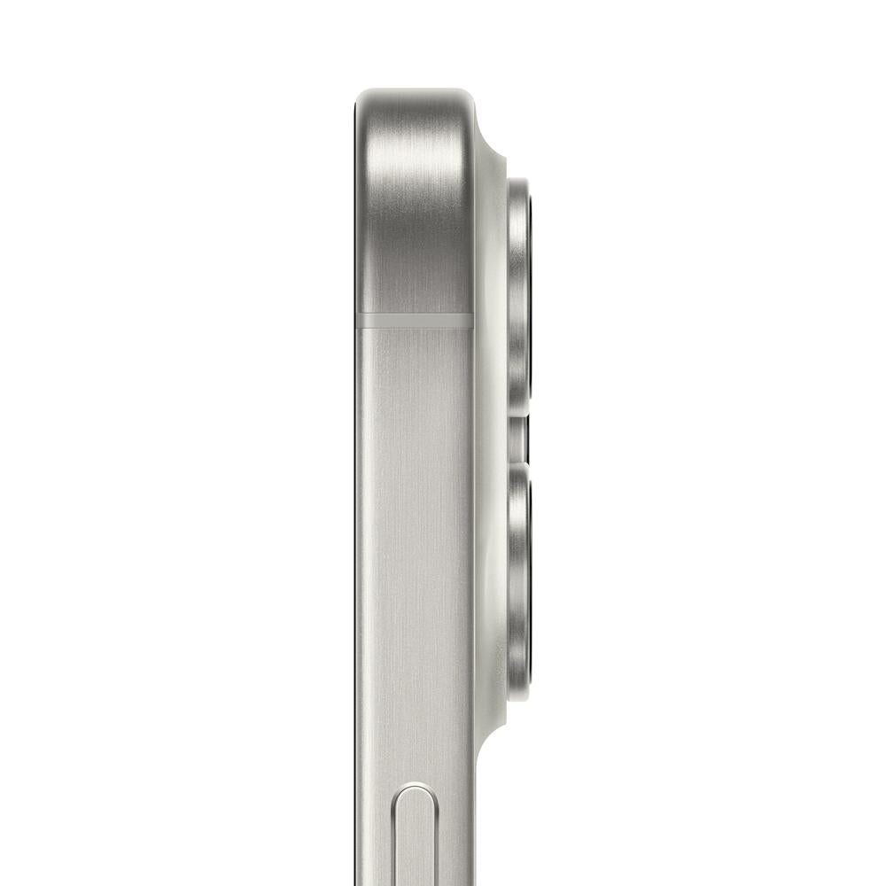 Camara y laterales de iPhone 15 Pro Titanio Blanco 1TB en Mac Center