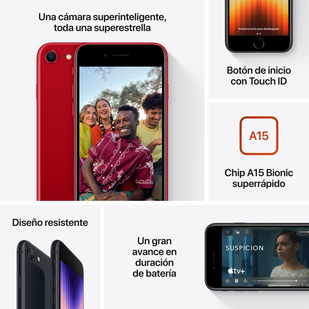 iPhone SE (3.ª generación) 256 GB (PRODUCT)RED