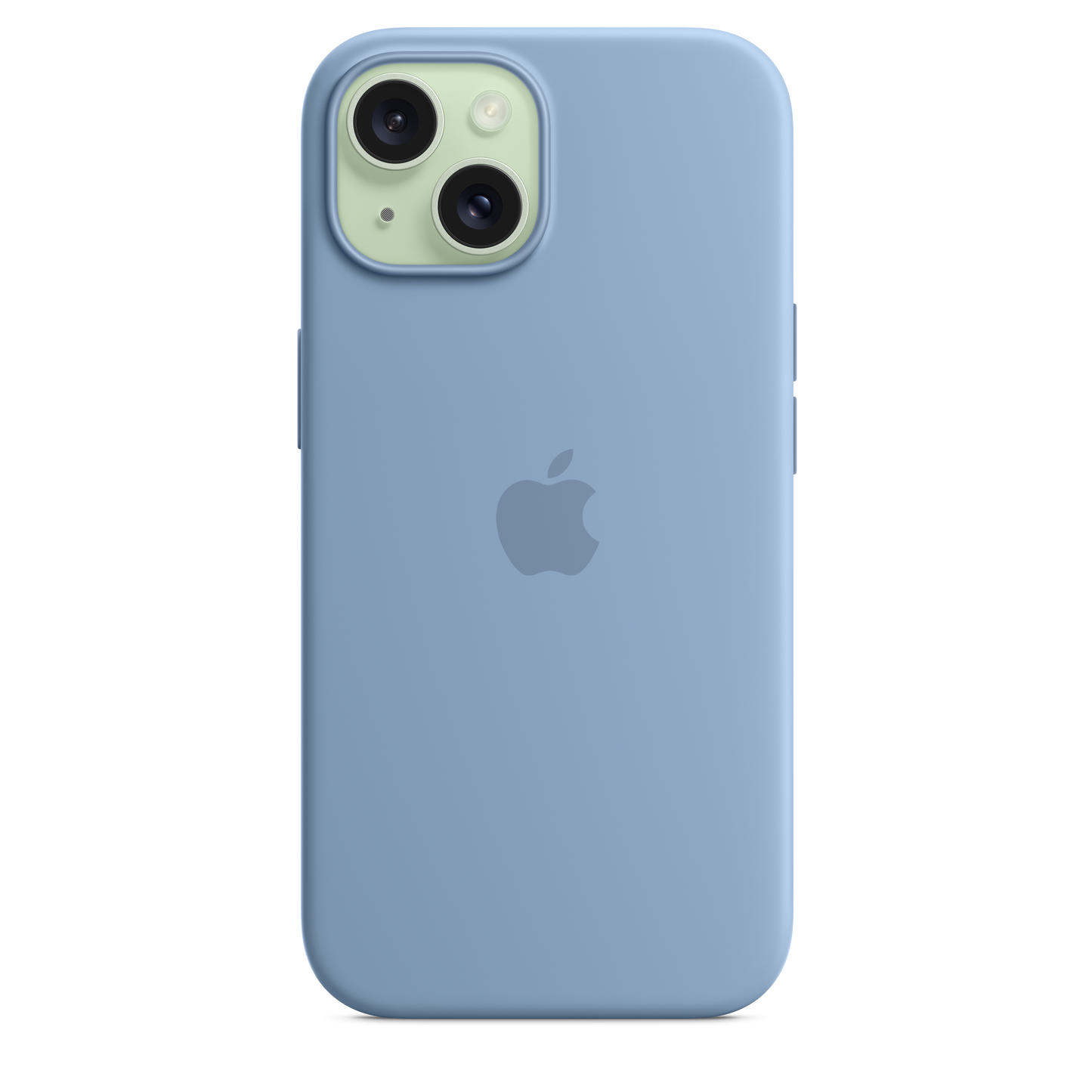 Funda de silicón con MagSafe para el iPhone 15 - Azul invierno