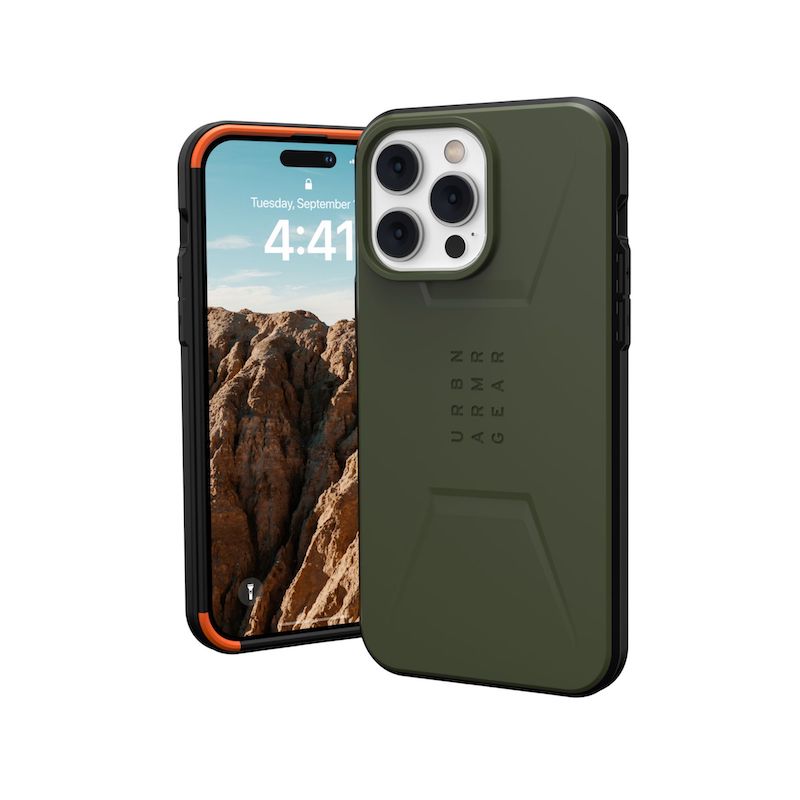 Case UAG Civilian con MagSafe para iPhone 14 Pro Max (exclusivo de Apple) - Oliva