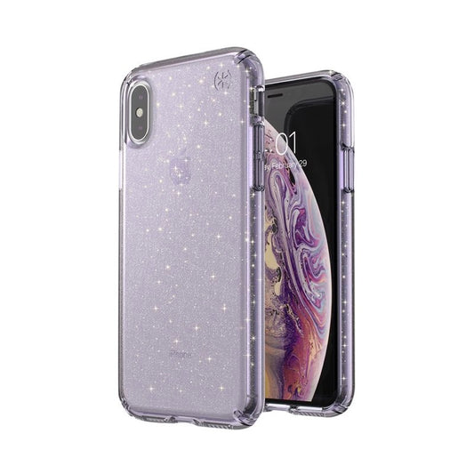 speck (apple exclusive) presidio clear + glitt for iphone x/xs -