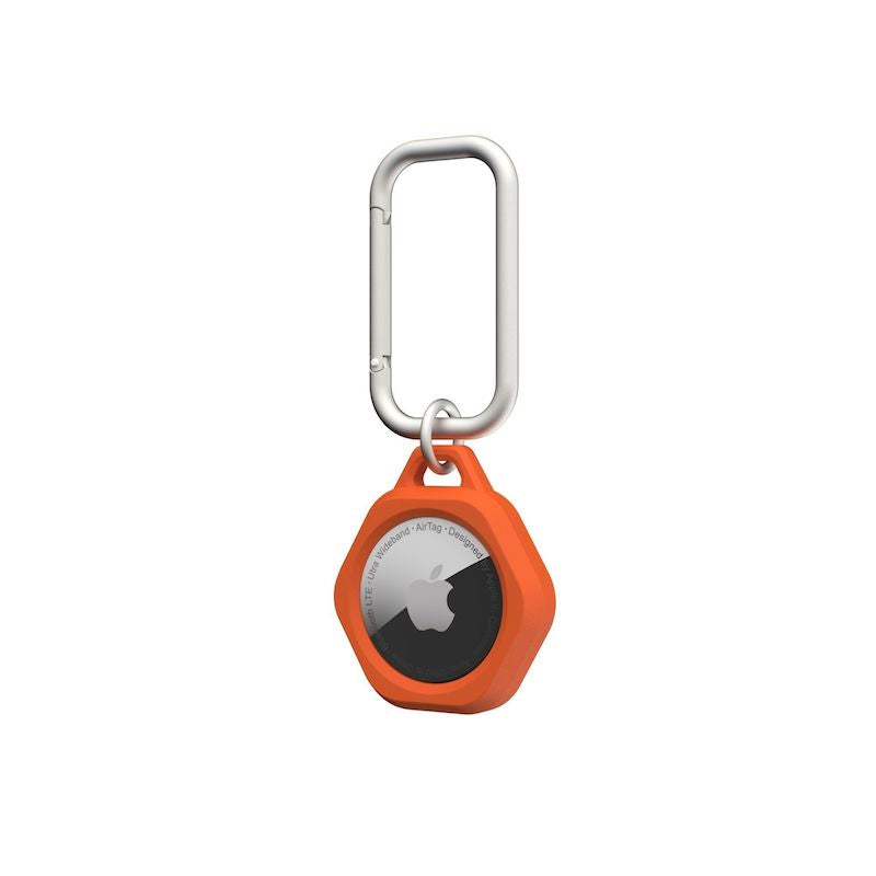 uag (apple exclusive) scout airtags - orange