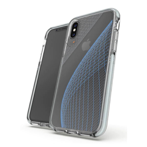 Case GEAR4 Para iPhone XS -  Azul Transparente