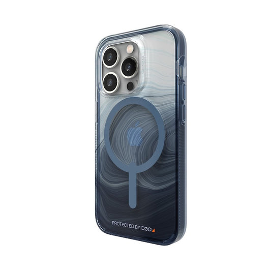 Case GEAR4 MILAN SNAP Para iPhone 14 Pro Max- Remolino Azul