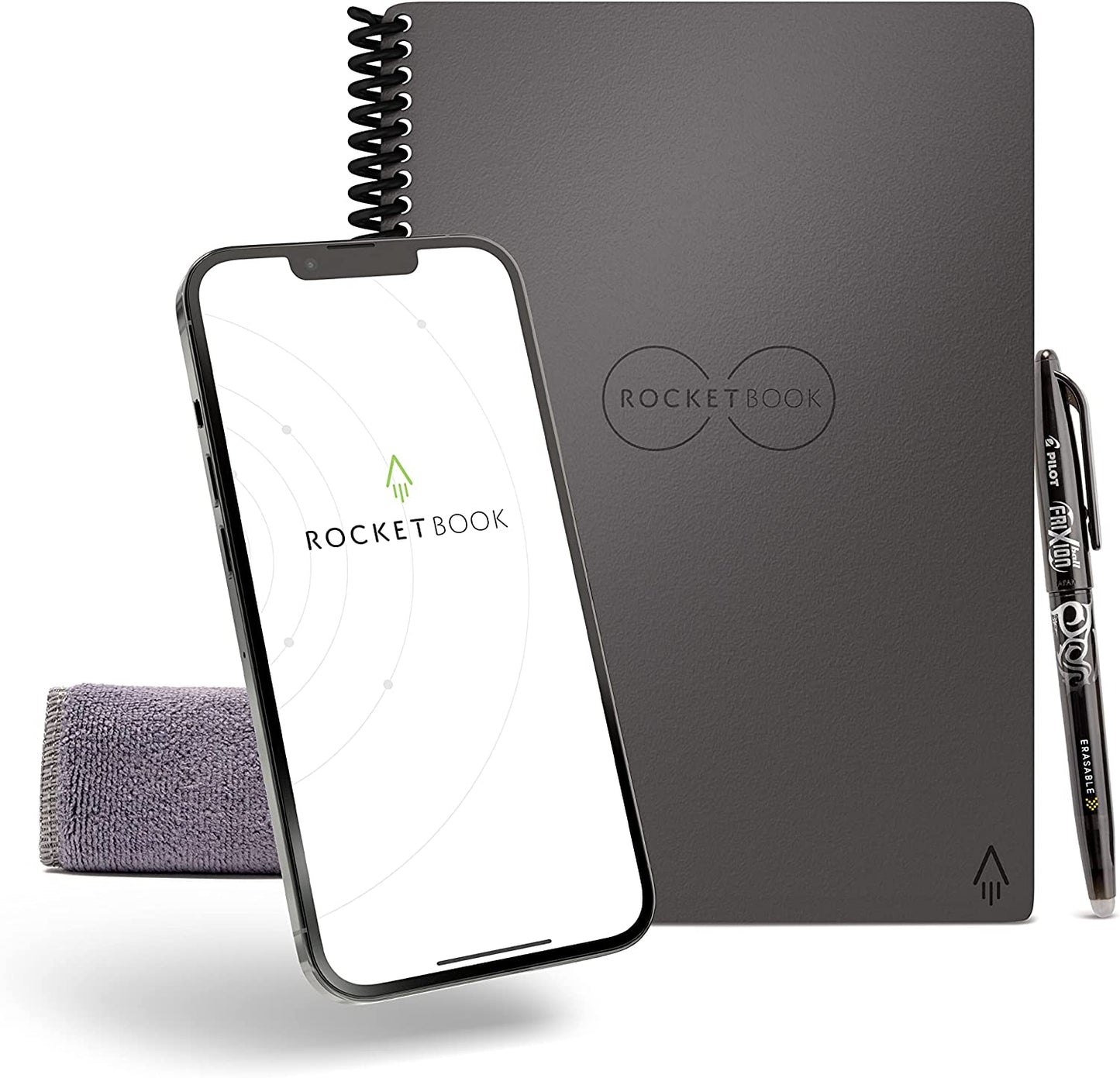 Cuaderno inteligente Rocketbook Core Carta reutilizable - Gris
