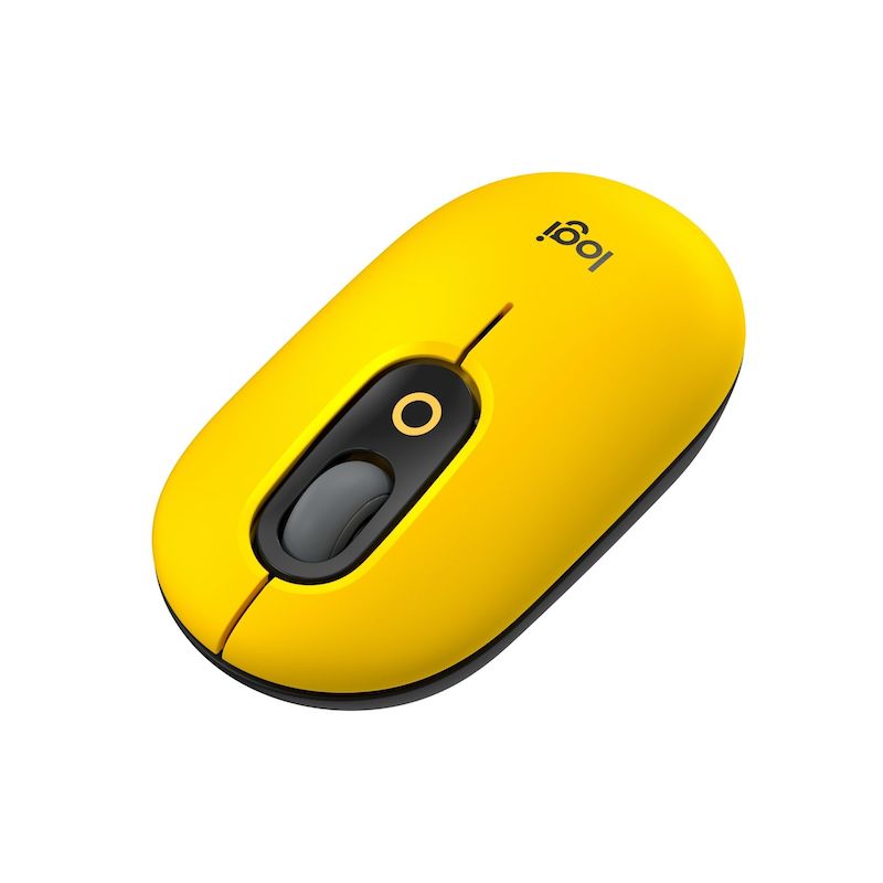 MOUSE LOGITECH POP WIRELESS BT - AMARILLO/NEGRO