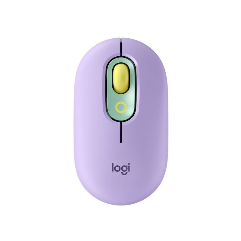 MOUSE LOGITECH POP WIRELESS BT -  MORADO/VERDE