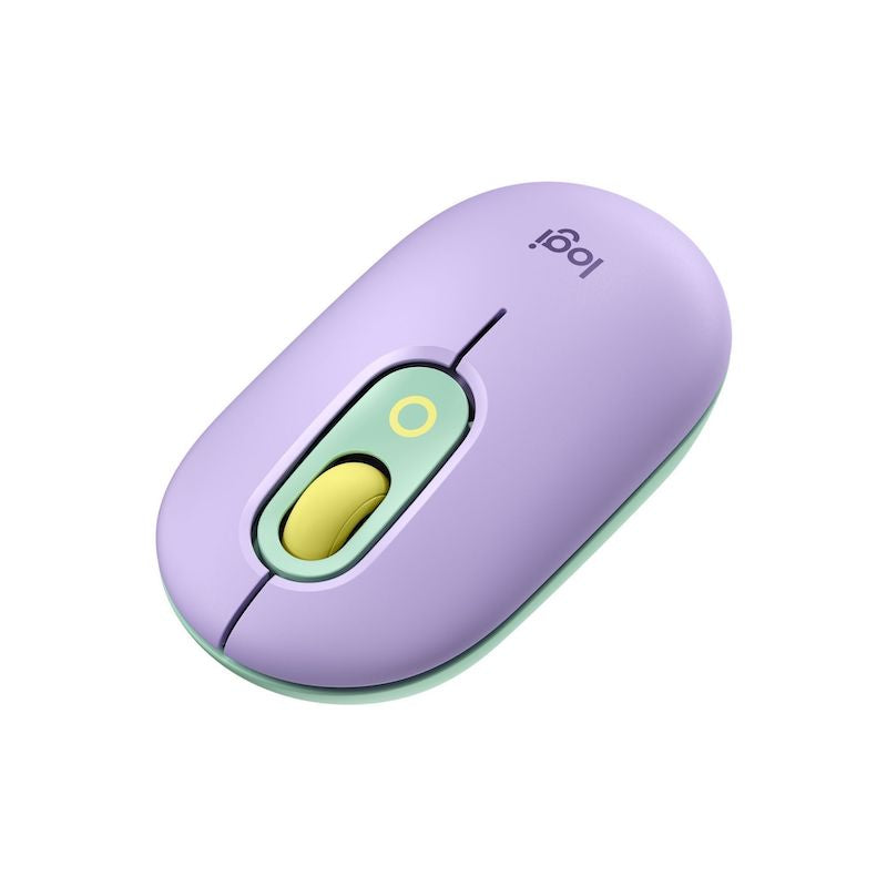 MOUSE LOGITECH POP WIRELESS BT -  MORADO/VERDE