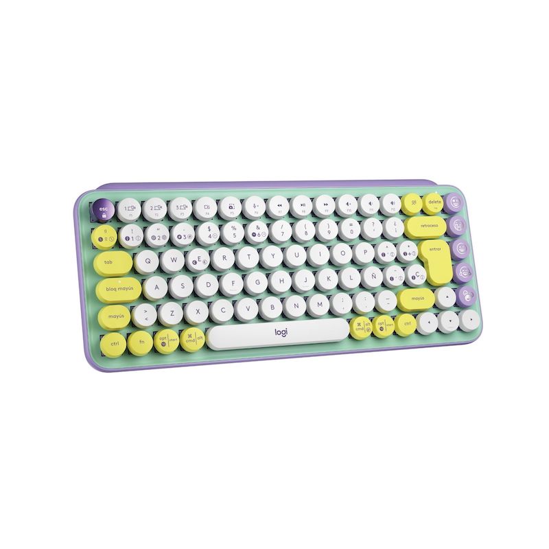 TECLADO LOGITECH POP KEYS WIRELESS BT - MULTICOLOR