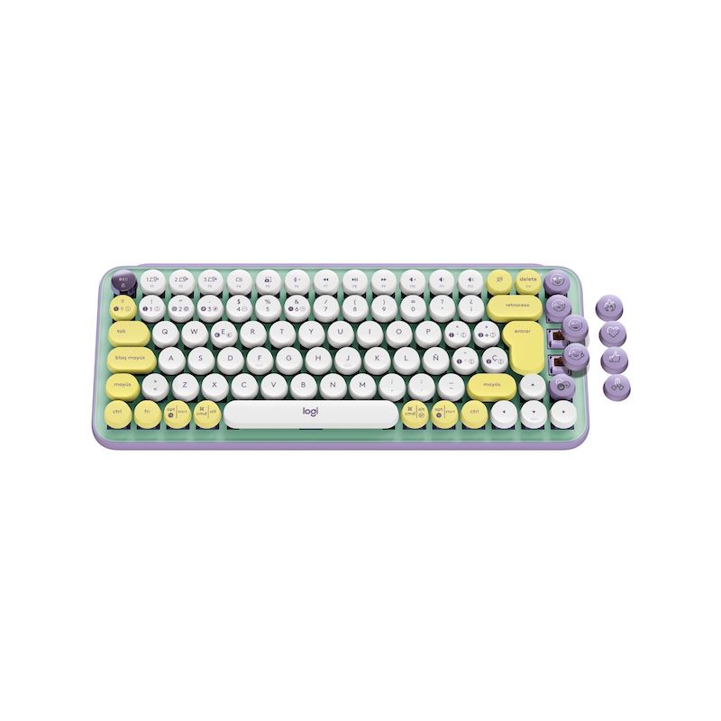 TECLADO LOGITECH POP KEYS WIRELESS BT - MULTICOLOR