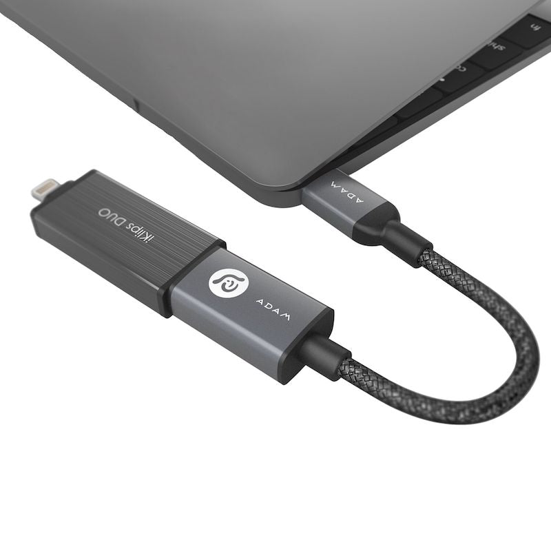 Adaptador Adam Elements CASA F13 USB-C a USB-A - Gris