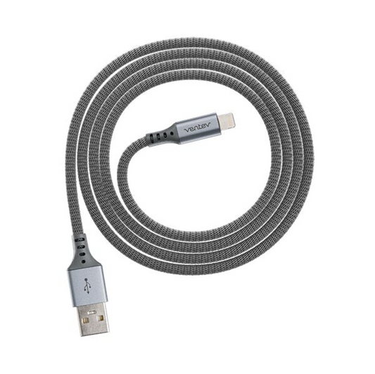 Cable de Aleacion Ventev de USB-C a Lightning de 4 pies -  Acero