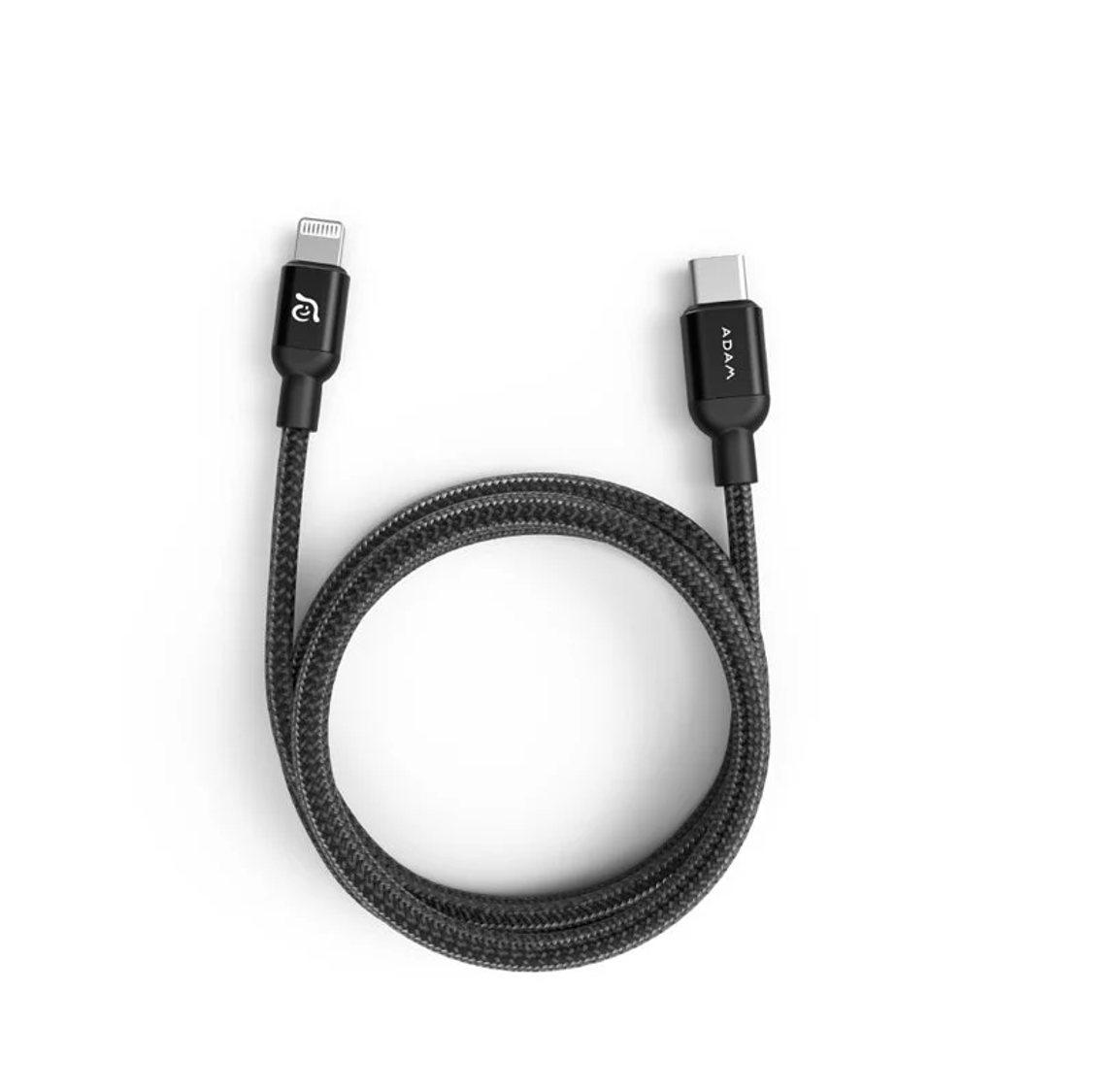 Cable Adam Elements USB-C a lightning 1.2m - Negro