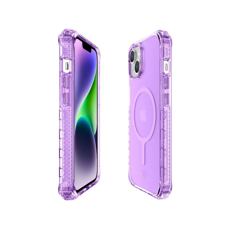 Case ITSKINS SUPREME MAGCLEAR Para iPhone 14 Plus - Morado