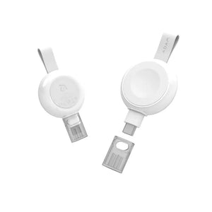 Cargador Inalámbrico Magnético Adam Elements para Apple Watch OMNIA A1 - Blanco