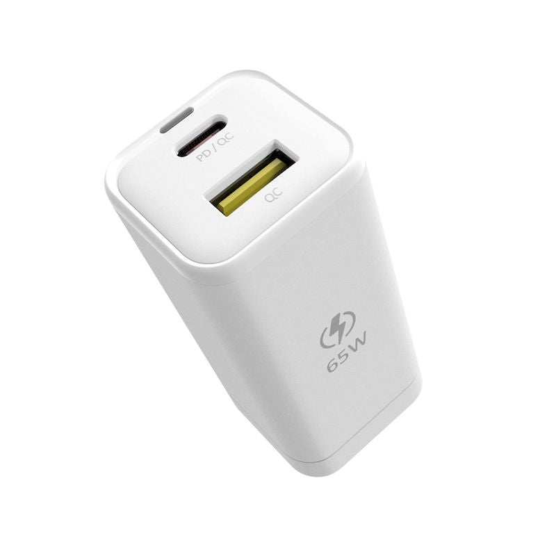 Cargador Pared Adam Elements OMNIA 65W USB-C - Blanco