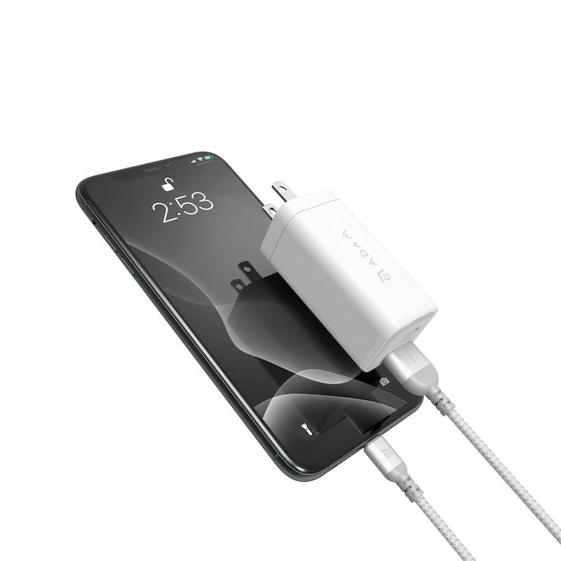 Cargador Pared Adam Elements OMNIA 65W USB-C - Blanco