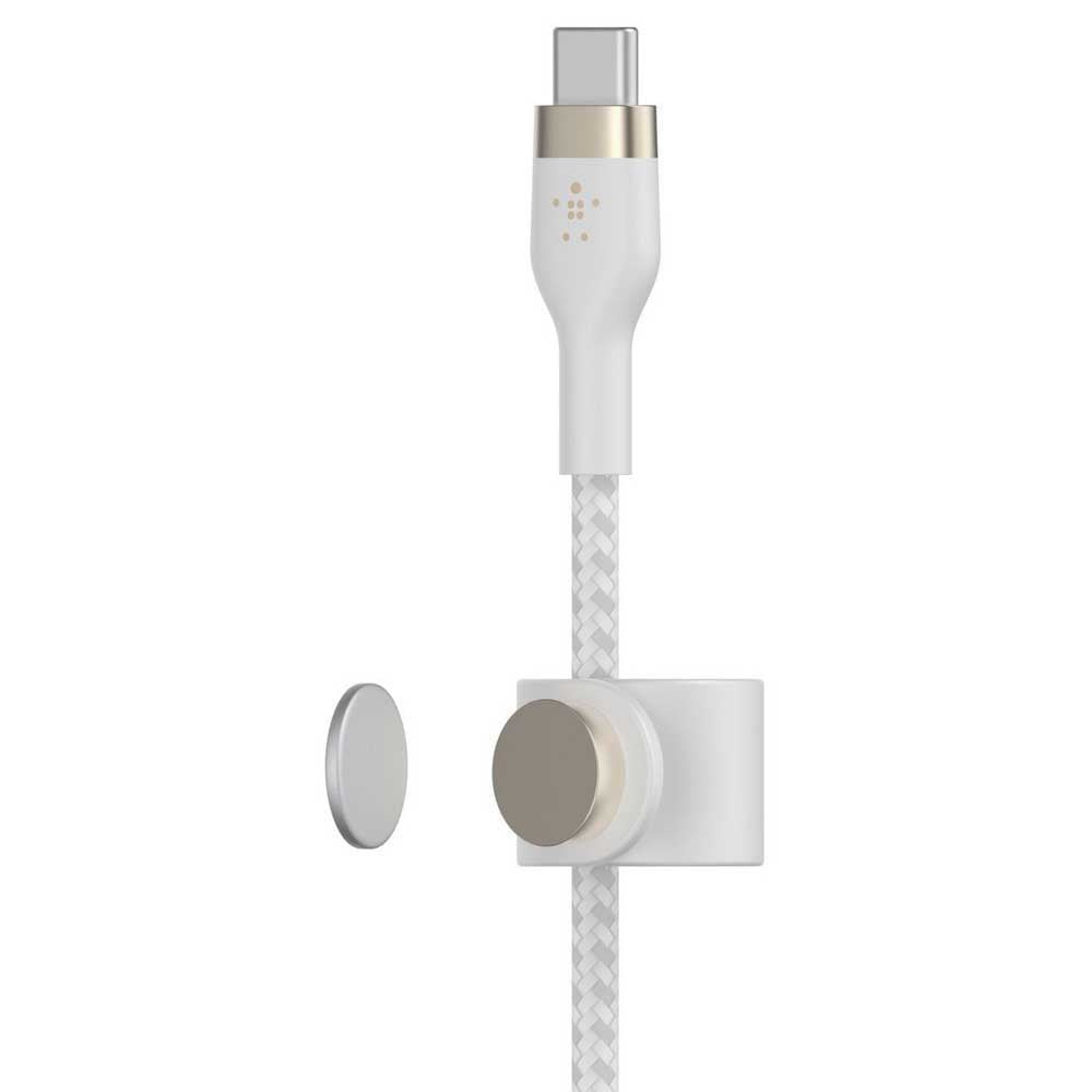 Cable Belkin USB-C a Lightning - 2M - Pro Flex - Blanco