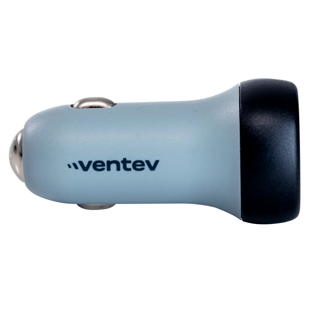 VENTEV 30W USB-C P CAR CHARGER DARK GRAY