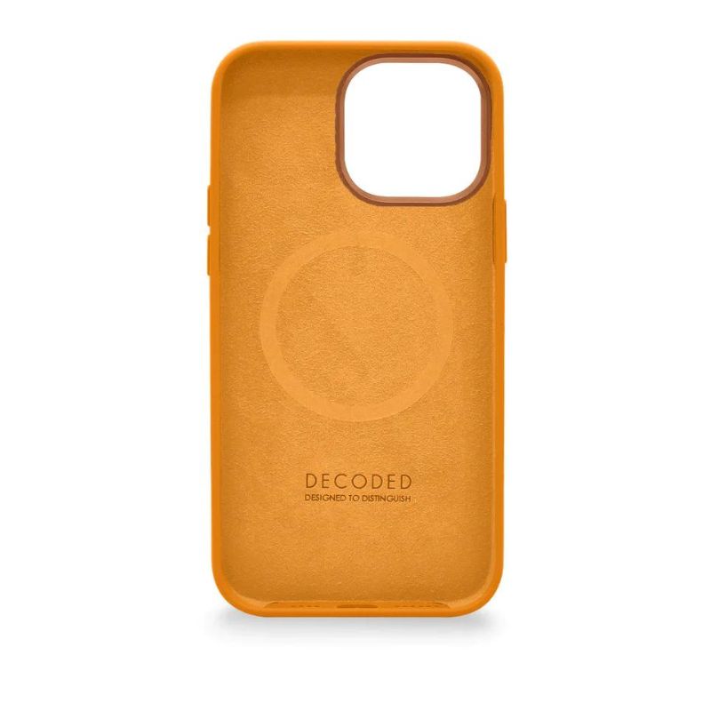 Case de Silicona DECODED BACK COVER Para iPhone 14 Pro Max - Apricot