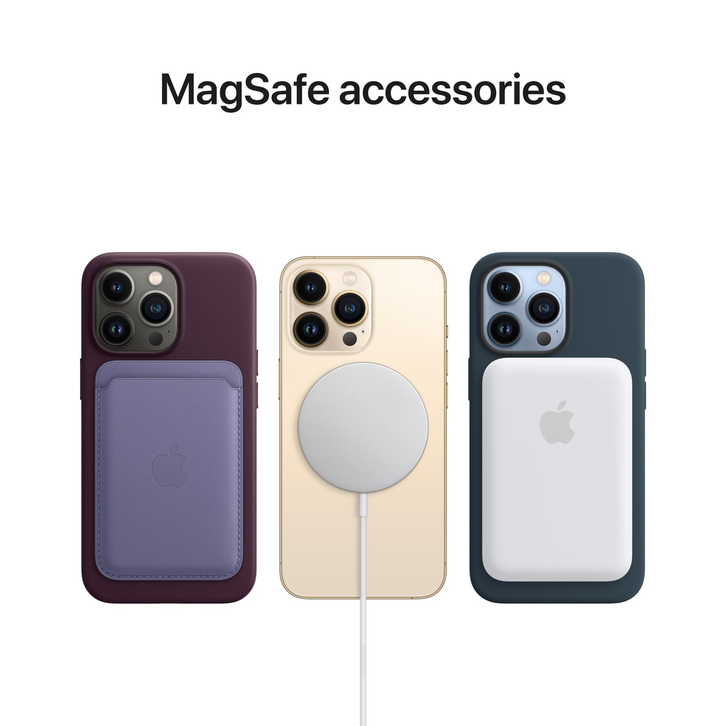 Estuche de cuero con MagSafe para el iPhone 13 Pro Max