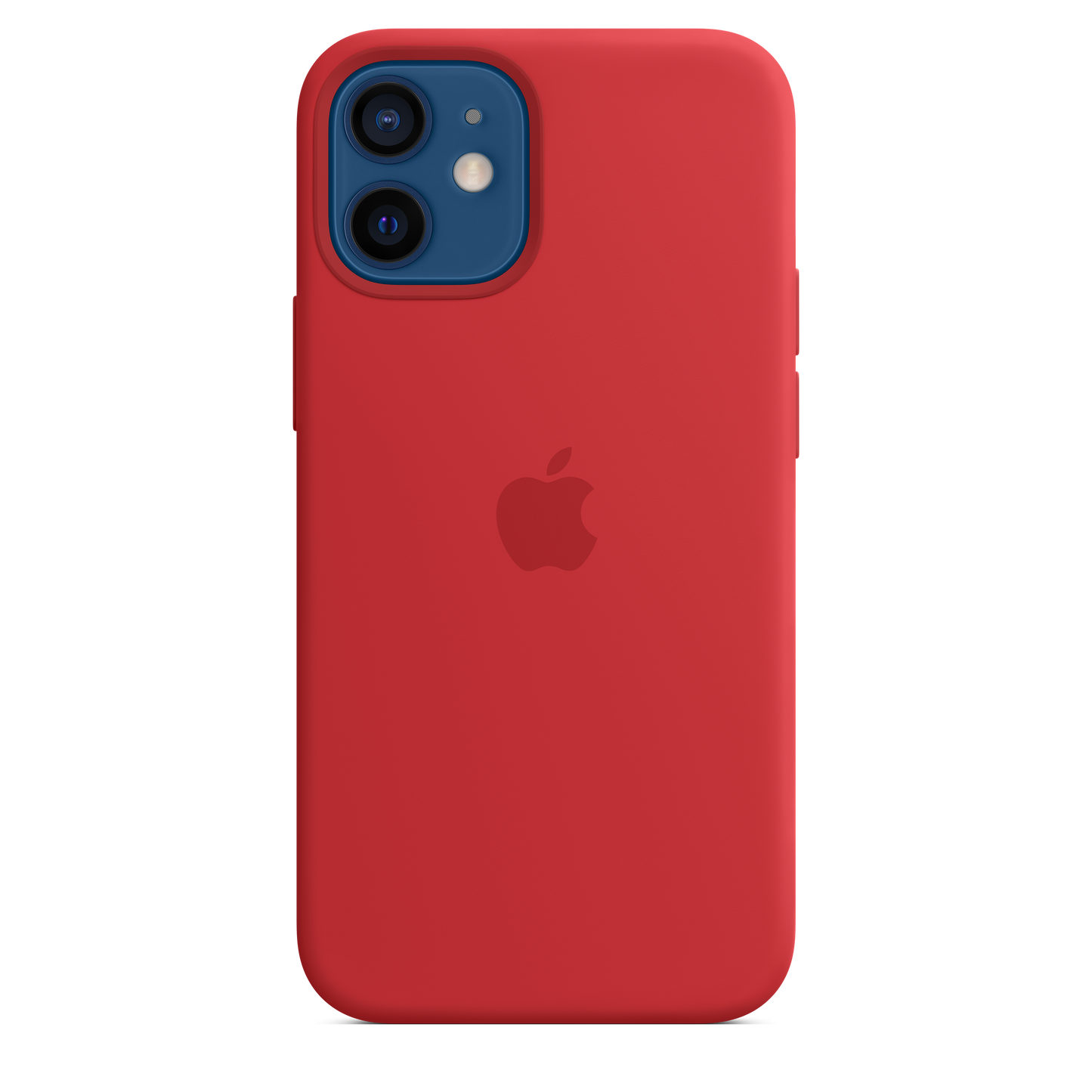 Funda de silicona con MagSafe para el iPhone 12 mini Rojo · Funda
