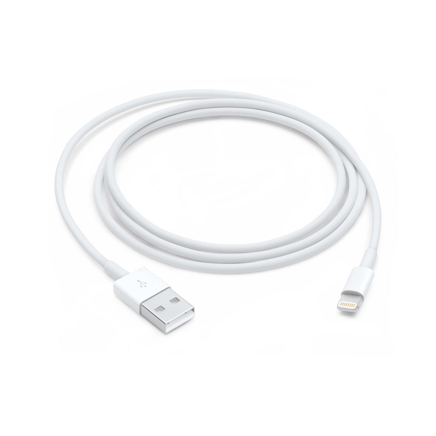 Cable Apple de conector Lightning a USB de 1M - Blanco