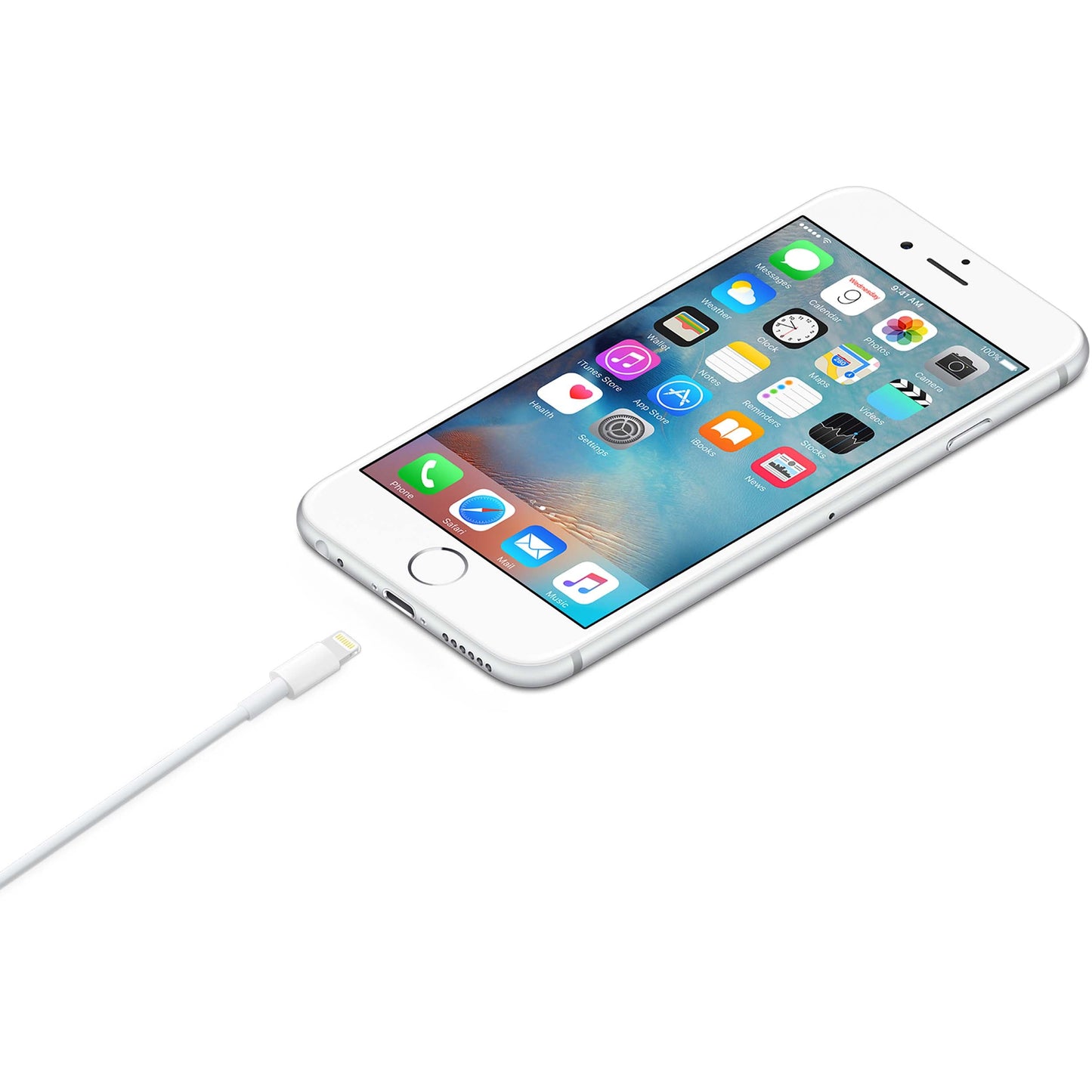 Cable Apple de conector Lightning a USB de 1M - Blanco