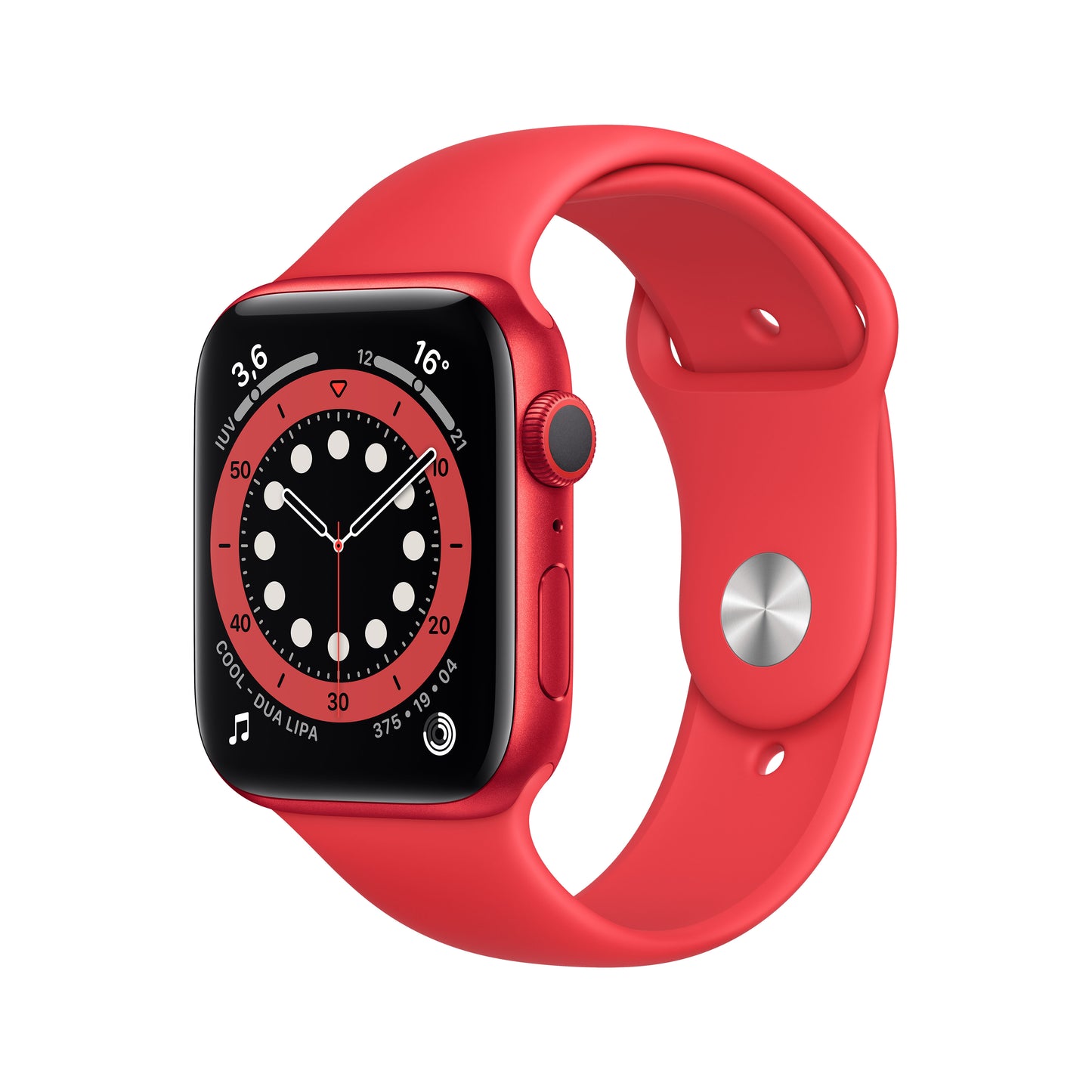 WATCH S6 44 RED AL RED SP GPS-BES