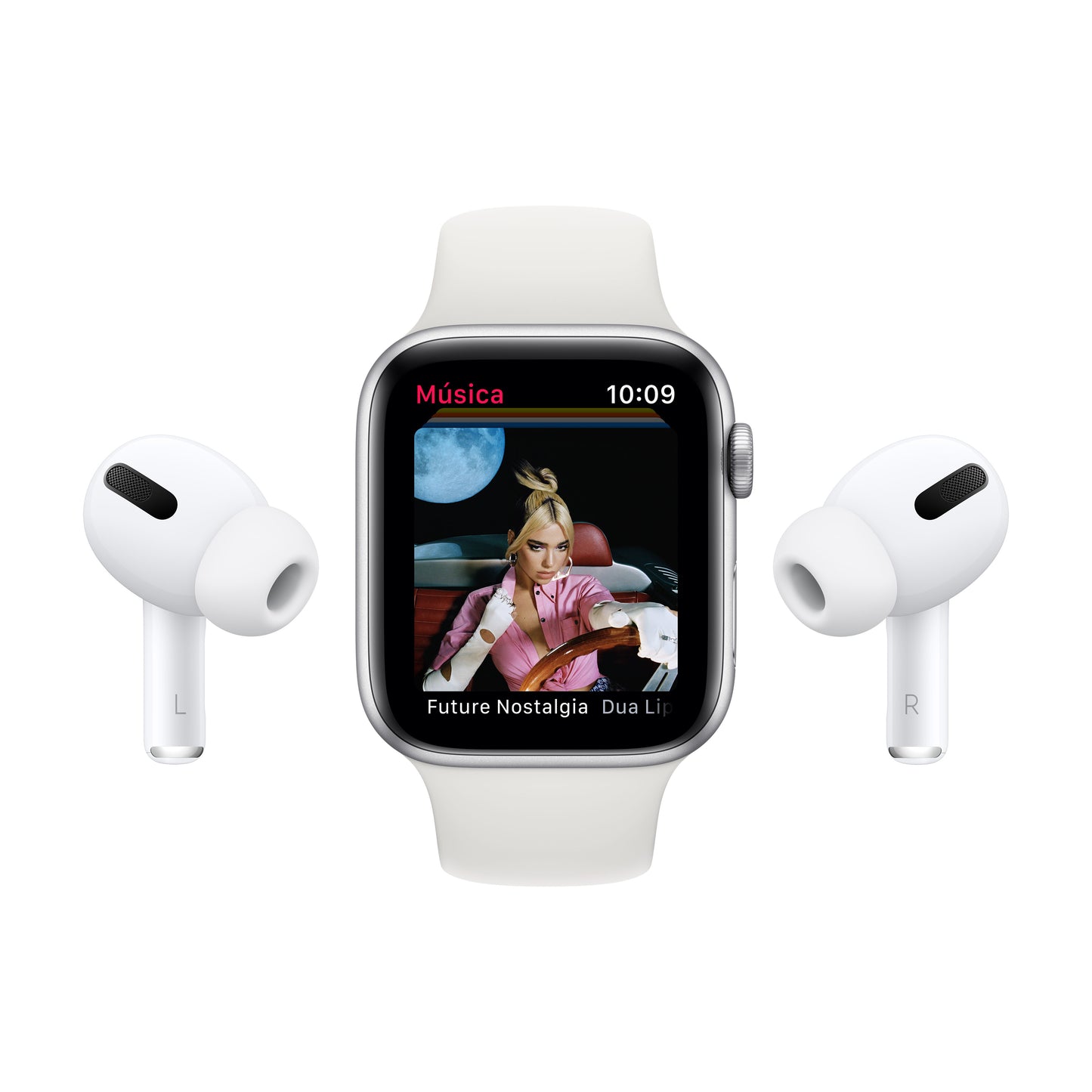 Apple Watch Series 6 (GPS + Cellular) - Caja de aluminio en oro de 44 mm - Correa deportiva rosa arena - Talla única