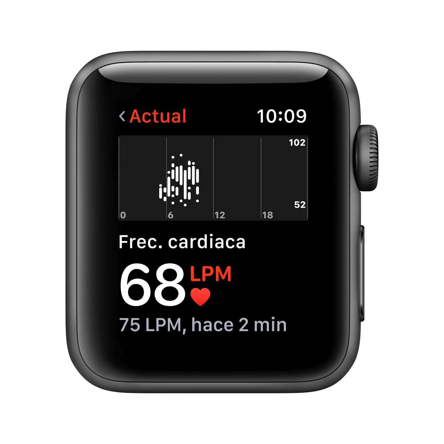 APPLE WATCH S3 38 SG AL BLK SP GPS-CLA