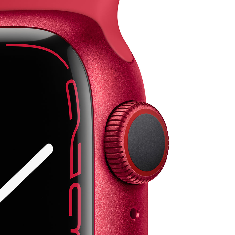 Apple Watch Series 7 (GPS + Cellular) - Caja de aluminio (PRODUCT)RED de 41 mm - Correa deportiva (PRODUCT)RED - Talla única