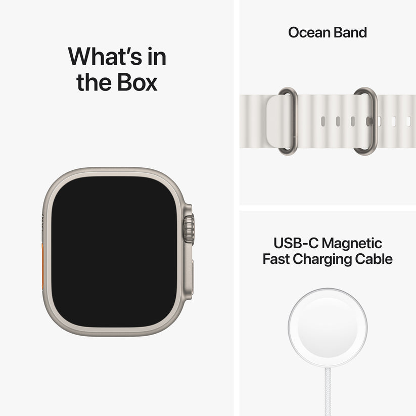 Apple Watch Ultra con Cable de carga magnetica en www.mac-center.com