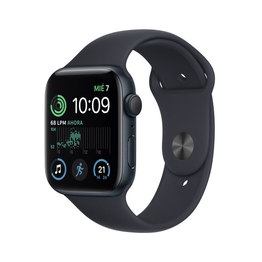 Apple Watch SE (GPS) de 44 mm color medianoche en www.mac-center.com