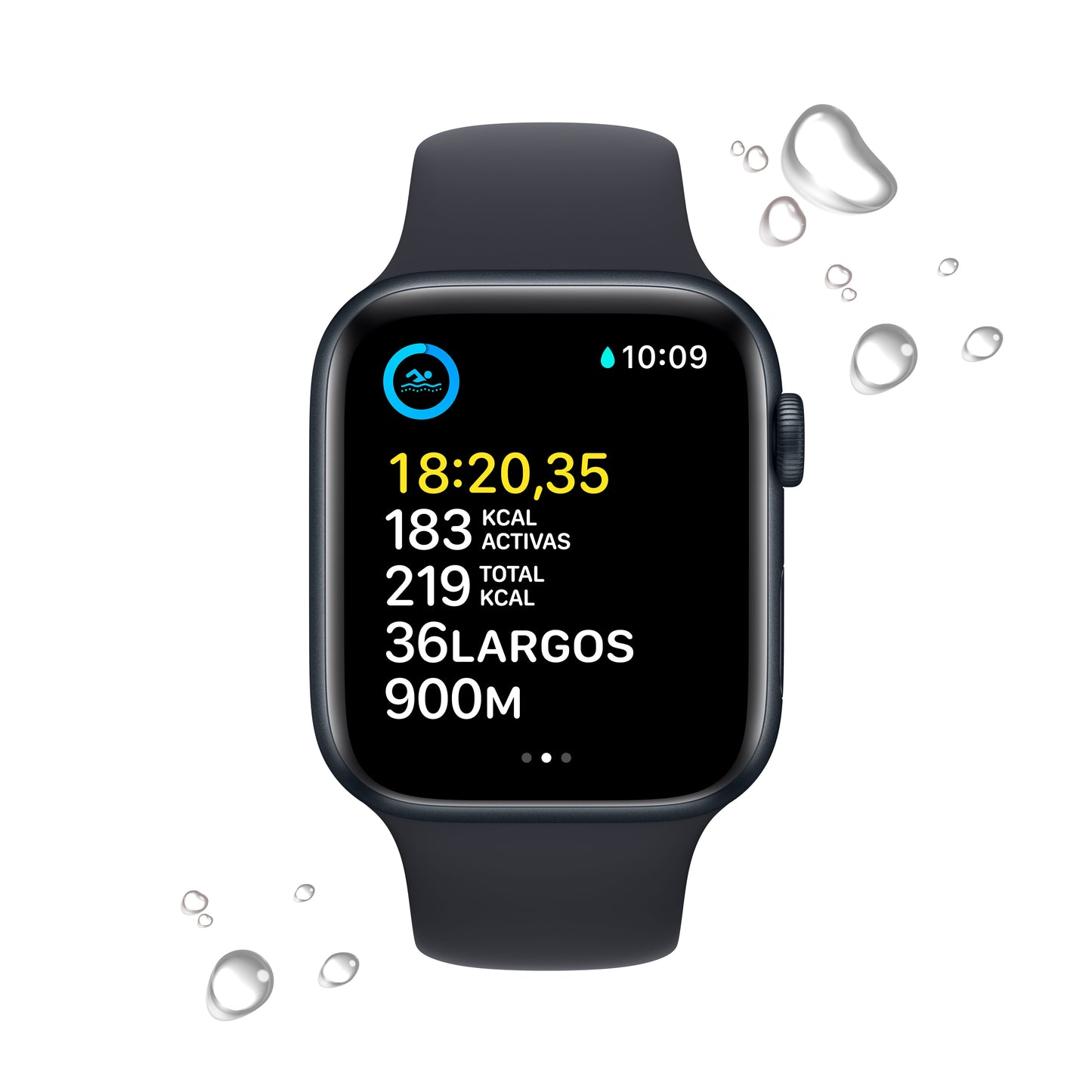 Apple Watch SE (GPS) Diseñado para nadar en www.mac-center.com