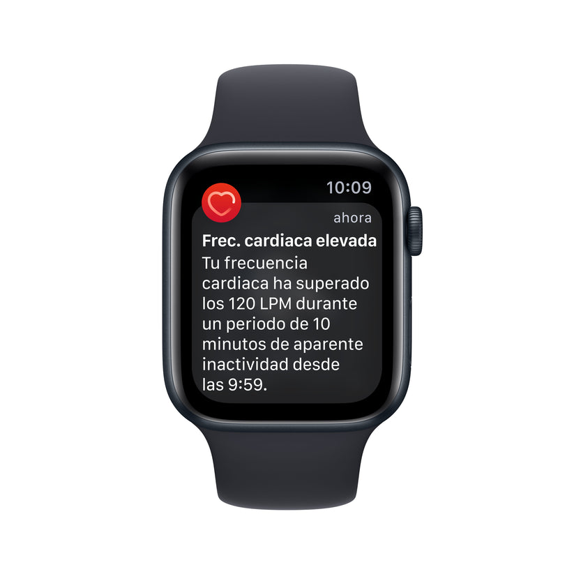 Apple Watch SE (GPS) monitorea tu frecuencia cardiaca en www.mac-center.com