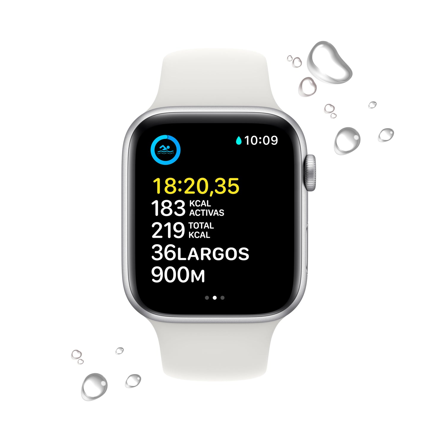 Apple Watch SE de 44 mm Diseñado para nadar en www.mac-center.co