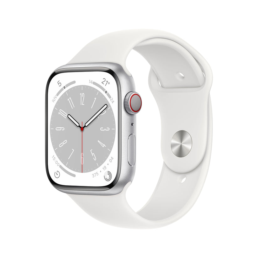 Apple Watch Series 8 de 45 mm color blanco en www.mac-center.com