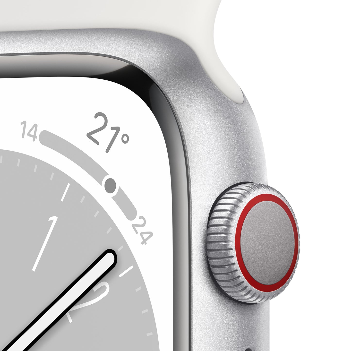 Apple Watch Series 8 Caja de aluminio en plata 45 mm consiguela en www.mac-center.com