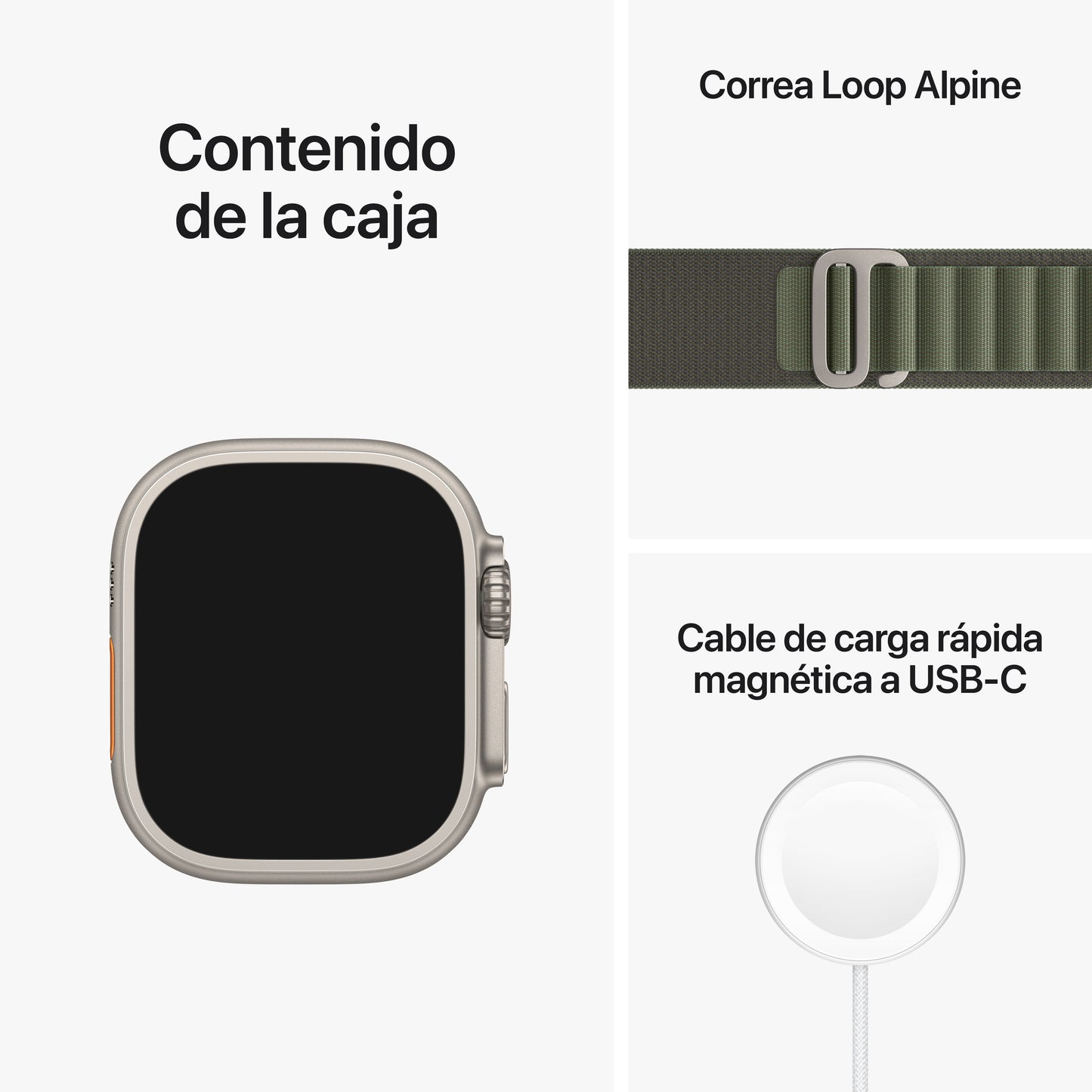 Apple Watch Ultra contenido de la caja en www.mac-center.com
