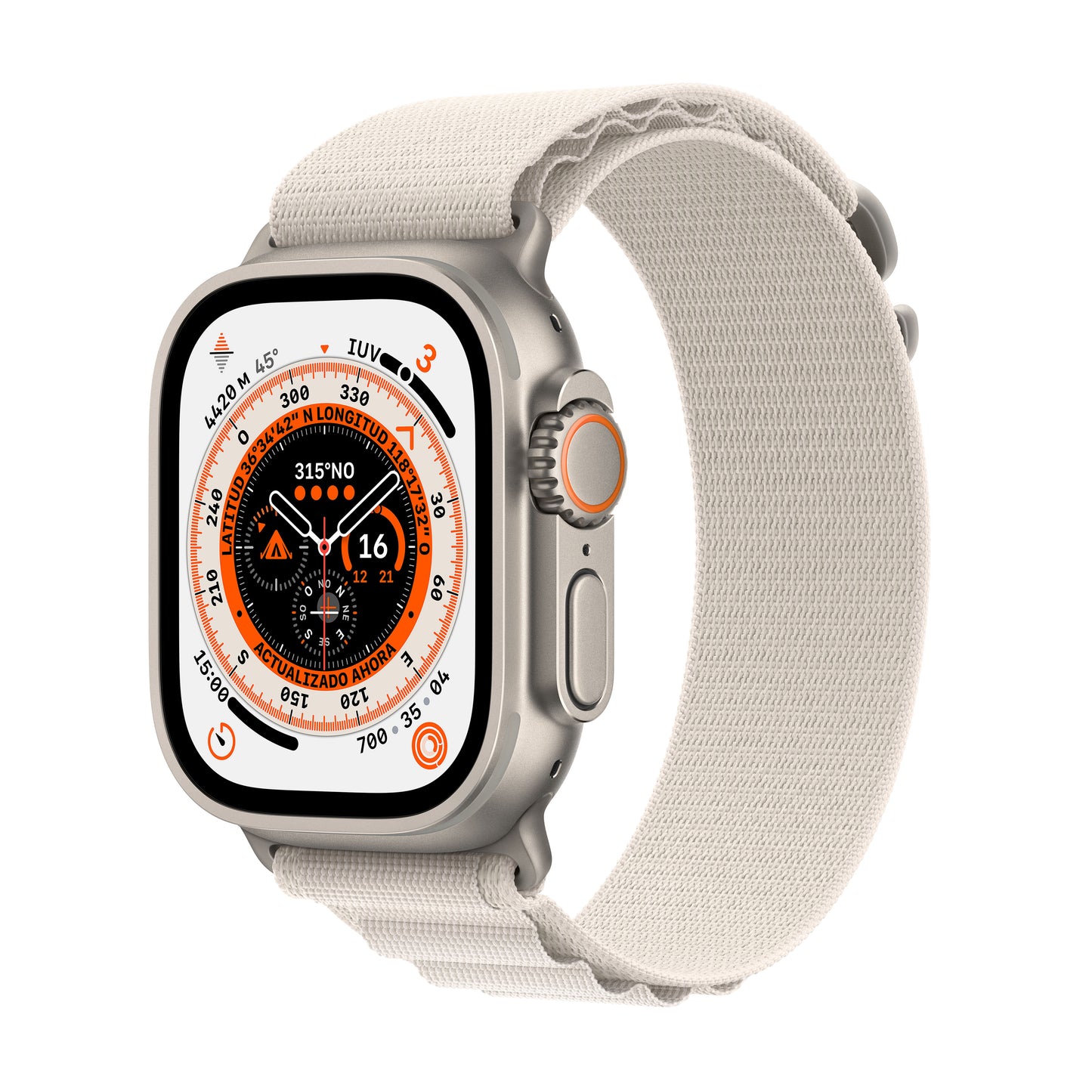 Apple Watch Ultra Caja de titanio 49 mm Talla M en www.mac-center.com