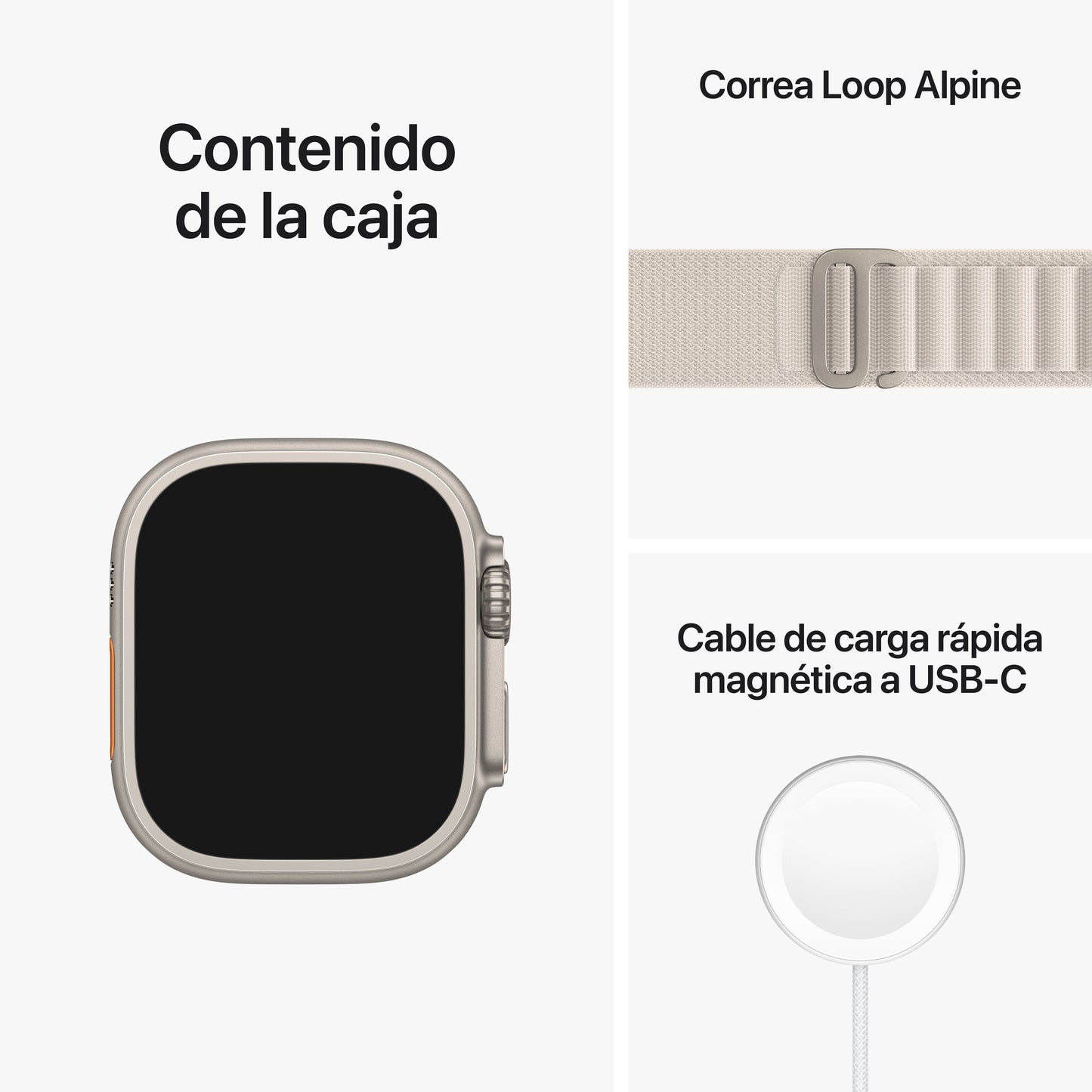 Apple Watch Ultra con su Correa Loop Alpine en www.mac-center.com
