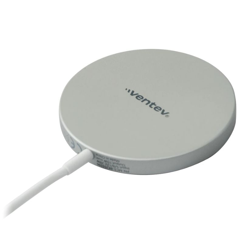 Cargador Magnético Inalámbrico con MagSafe VENTEV de 15W 1 Metro - Gris