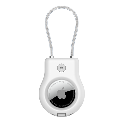 Llavero Premium Belkin Guaya De Seguridad Para AirTag - Blanco