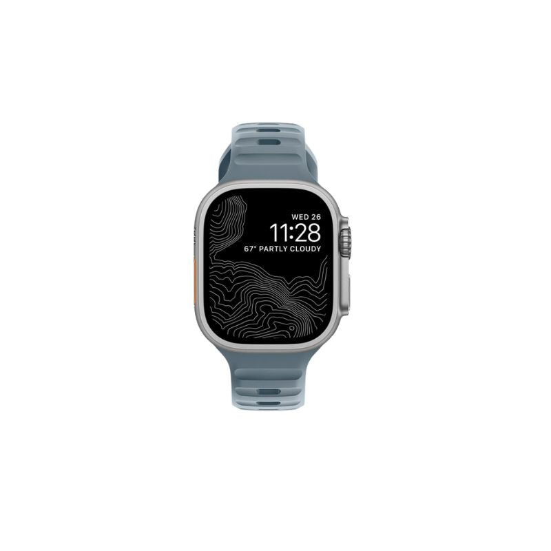 BANDA NOMAD SPORT APPLE WATCH/49 ULTRA/45/44/42MM-AZUL PACIFC